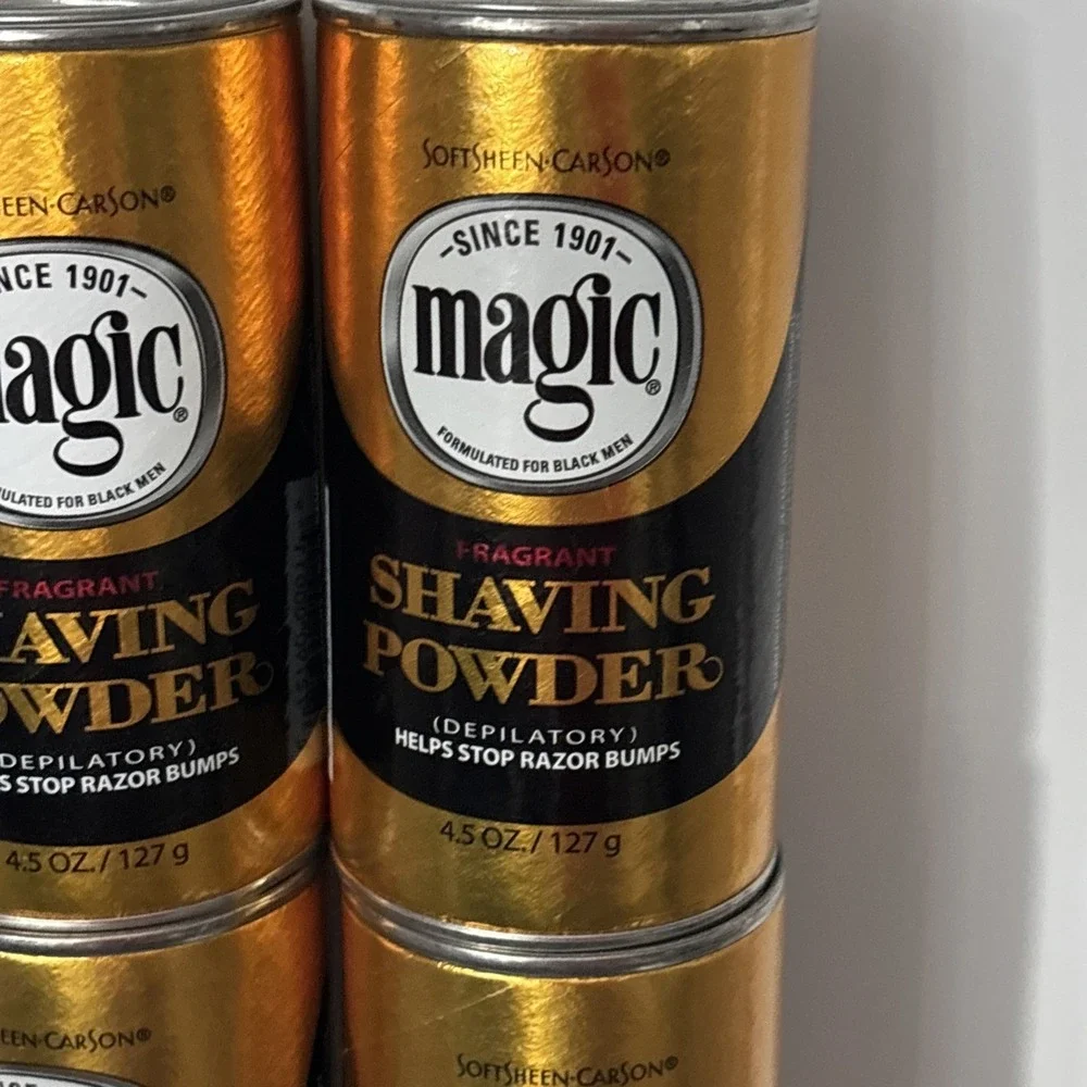 SoftSheen Carson Magic Shaving Powder Fragrant 4.5oz Lot of 12 Depilatory Men